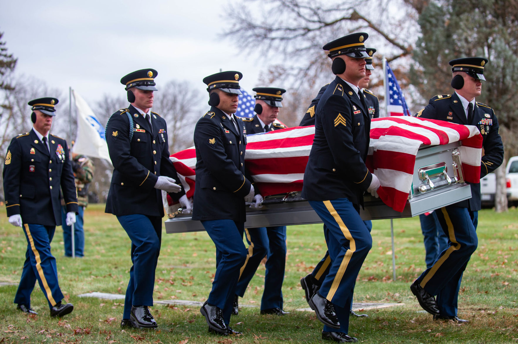 Sgt. Eugene G. McBride burial, 11.12.18